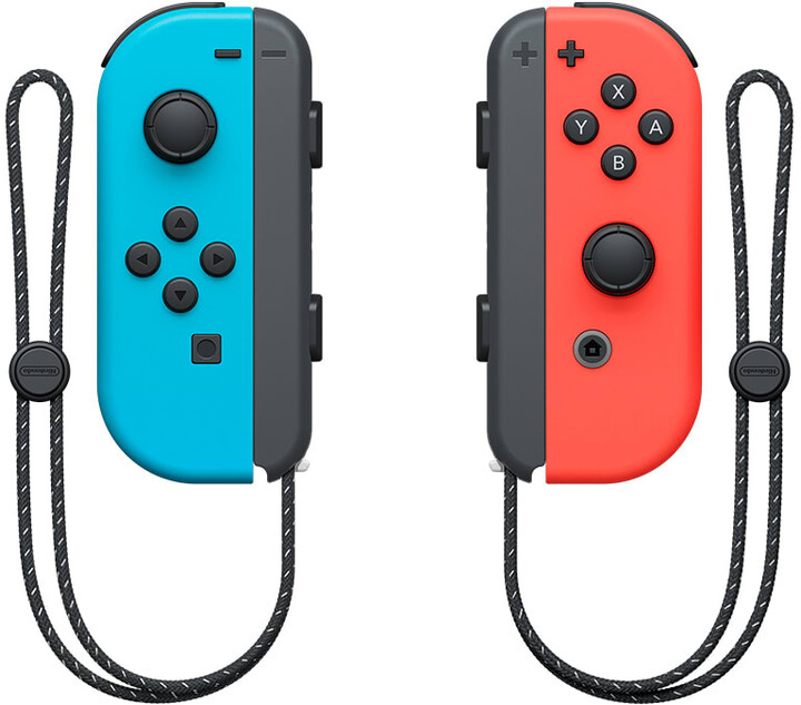 Nintendo Switch – OLED Model, červená/modrá_1635524555
