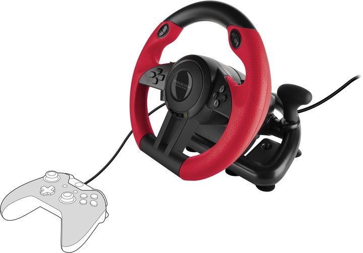 Speedlink Trailblazer, černý/červený (PS4, PS3, PC)_1393713367
