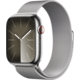 Apple Watch Series 9, Cellular, 45mm, Silver Stainless Steel, Silver Milanese Loop_2031874400