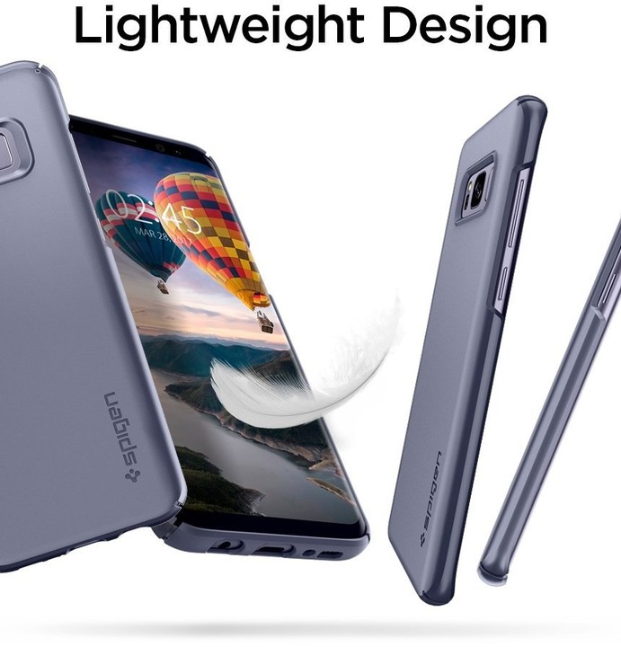 Spigen Thin Fit pro Samsung Galaxy S8+, gray orchid_393360574