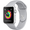Apple Watch series 3 38mm pouzdro stříbrná/mlhově šedý řemínek_541801713