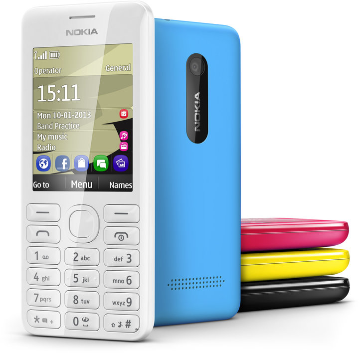 Nokia 206 Dual SIM, bílá_107526410
