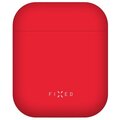 FIXED ultratenké silikonové pouzdro Silky pro Apple Airpods, červená_2016293808