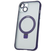 C.P.A. silikonové TPU pouzdro Mag Ring pro iPhone 14, fialová_27973548
