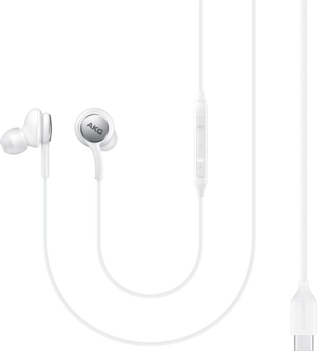 Samsung sluchátka s ovládáním hlasitosti EO-IC100BW, bílá_1430945823