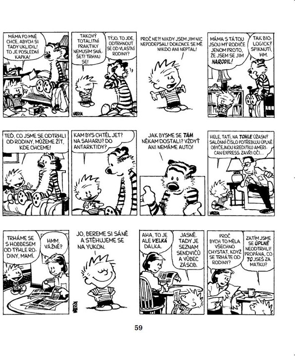 Komiks Calvin a Hobbes: Vzhůru na Yukon, 3.díl_1850483666