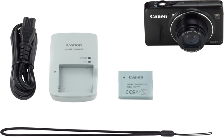 Canon PowerShot SX600 HS, černá_1133372554