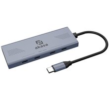 AKASA USB hub typ C, 4x USB-C, 10 Gbps AK-CBCA32-18BK