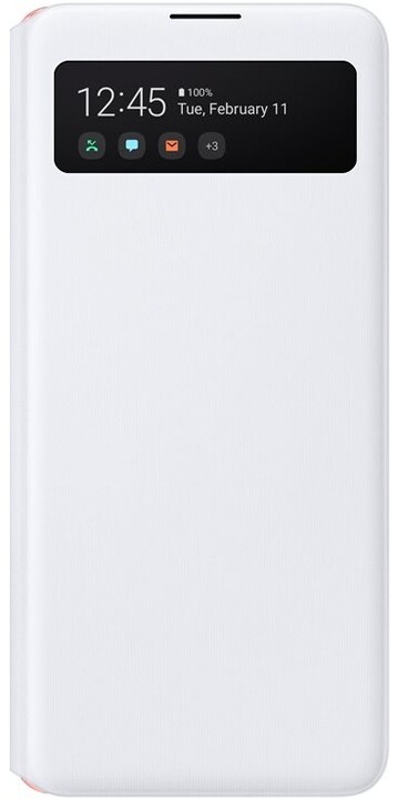 Samsung flipové pouzdro S View pro Samsung Galaxy A51, bílá_485483634