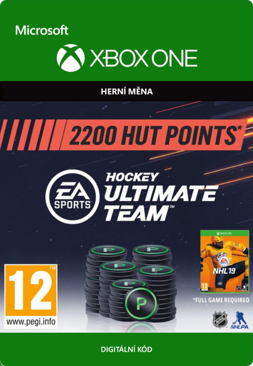 NHL 19 - 2200 HUT Points (Xbox ONE) - elektronicky_1084191758