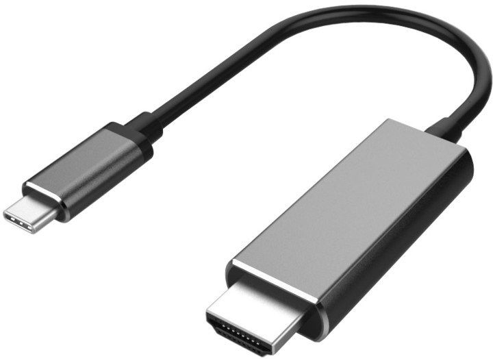 PremiumCord USB3.1 typ-C na HDMI kabel 1,8m rozlišení obrazu 4K*2K@60Hz Aluminium_167264573