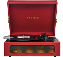 Crosley Voyager, červená Vinylová deska Country Greatest Vinyl Album v hodnotě 380 Kč + Poukaz 200 Kč na nákup na Mall.cz + O2 TV HBO a Sport Pack na dva měsíce