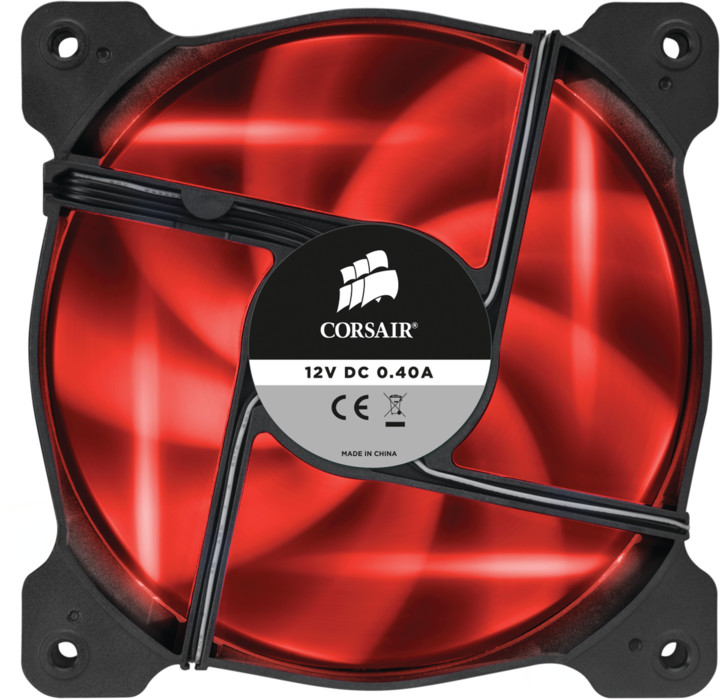 Corsair Air Series SP120, červená led, 120mm, 2ks_1132683509