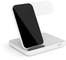 Spello by Epico bezdrátový nabíjecí stojánek 3v1 pro Samsung, bílá 9915101100159