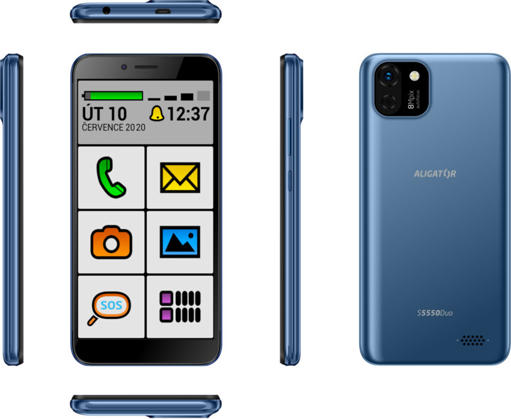 Aligator S5550 Senior, 2GB/16GB, Blue_1404970815