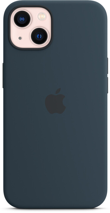 Apple silikonový kryt s MagSafe pro iPhone 13, hlubokomořsky modrá_90746128