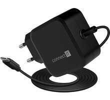 CONNECT IT univerzální notebookový adaptér C-Power USB-C, PD 67W, černá CNP-1660-BK