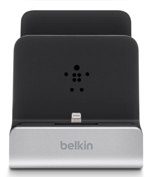 Belkin nabíjecí a synchronizační dock MIXIT UP pro iPhone 5/5s/6/6s/6 Plus - stříbrný_204211335