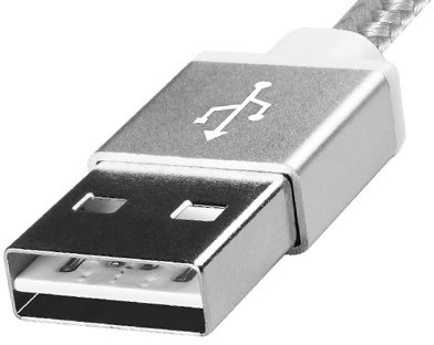 ADATA Micro USB kabel pletený, 1m, stříbrný_231604897