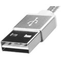 ADATA Micro USB kabel pletený, 1m, stříbrný_231604897