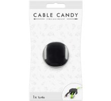 Cable Candy kabelový organizér Turtle, černá