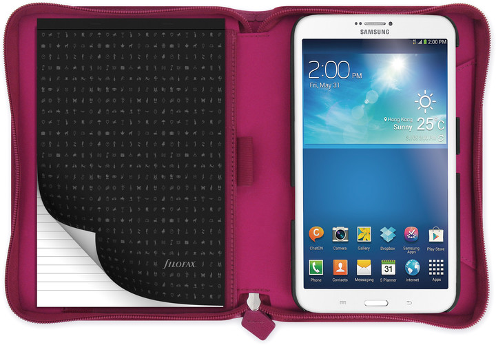 Filofax Pennybridge pouzdro pro Samsung Galaxy Tab 3 8.0&quot;, malinová_830335941