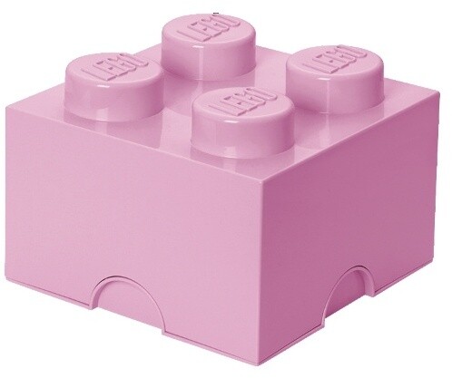 Úložný box LEGO, malý (4), světle růžová_578240185