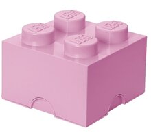 Úložný box LEGO, malý (4), světle růžová