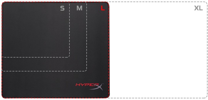 HyperX Fury S Pro, L, látková