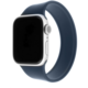 FIXED silikonový řemínek pro Apple Watch, 42/44mm, elastický, velikost L, modrá