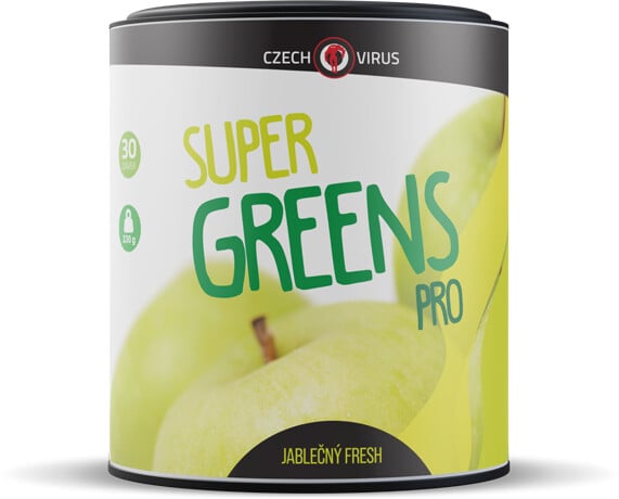 Super Greens PRO - Jablečný fresh, 330g_1566767409