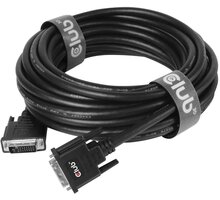 Club3D kabel DVI-D Dual Link, M/M, 10m_1072430747