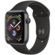 Apple Watch series 4, 44mm, pouzdro z vesmírně šedého hliníku/černý řemínek
