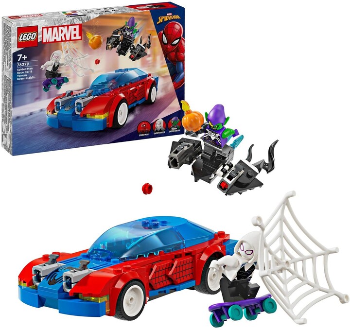 LEGO® Marvel 76279 Spider-Manovo závodní auto a Venom Zelený goblin_827795952