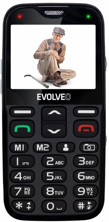 Evolveo EasyPhone XG s nabíjecím stojánkem, Black_2126014782