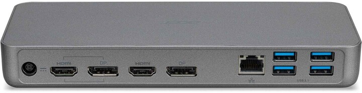 Acer dokovací stanice USB-C Dock II, 2xUSB-A 3.1 Gen2, 4xUSB-A 3.1 Gen1, DP 1.4/HDMI 2.0, RJ45_849398338