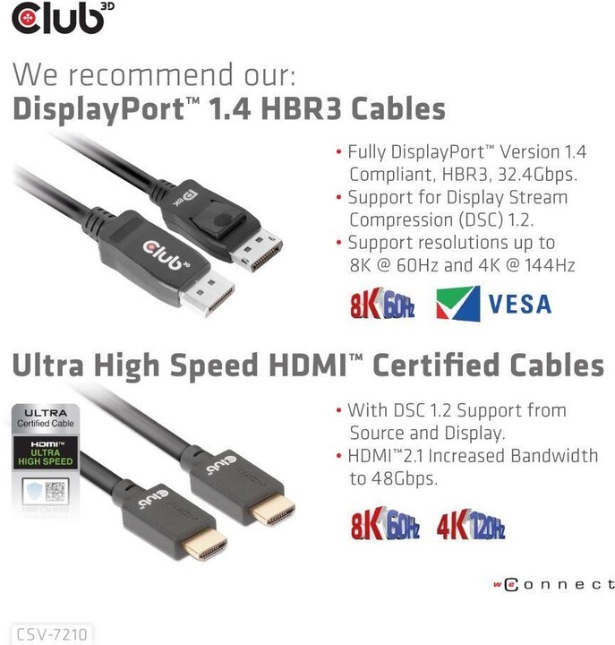 Club3D síťový přepínač - Switch, DP/HDMI KVM Switch - Dual DP 4K@60Hz_1444223669