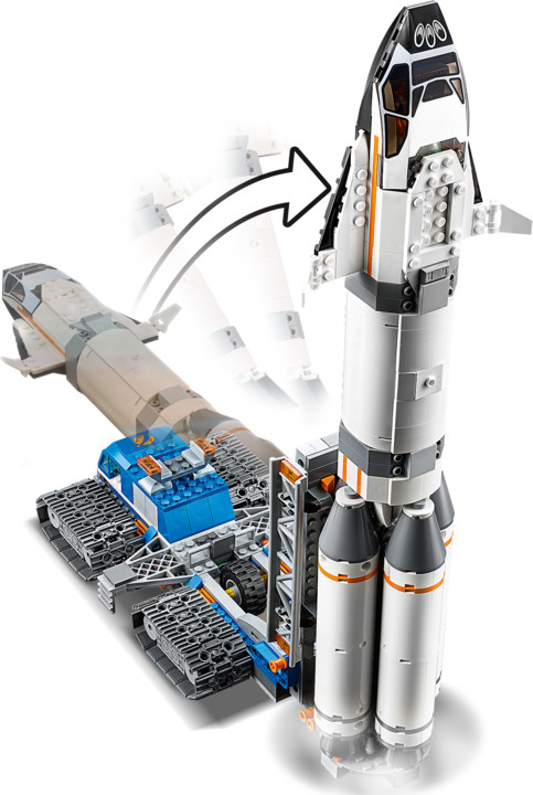 LEGO® City 60229 Montáž a přeprava vesmírné rakety_947889218