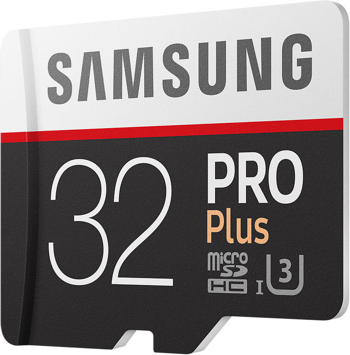 Samsung Micro SDHC 32GB PRO Plus UHS-I U3 + SD adaptér_695770418