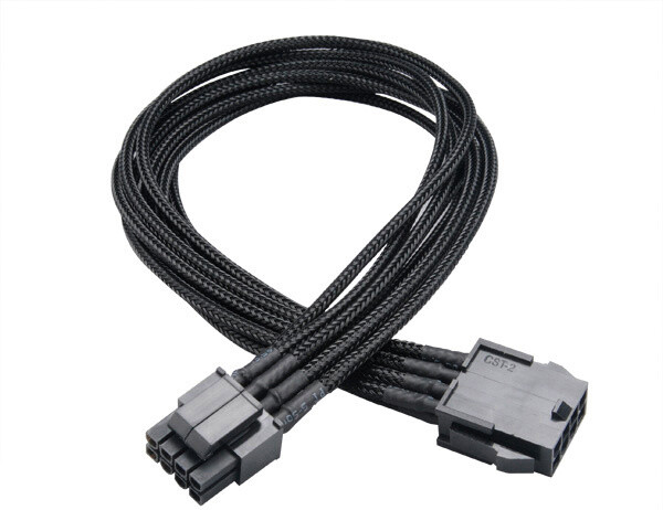 Akasa (AK-CBPW08-40BK), Flexa P8, 40cm 8 pin ATX12V power cable extension_1686481441