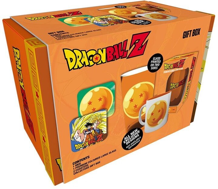 Dárkový set Dragon Ball Z (hrnek, sklenice, podtácky)_2064207712