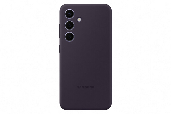 Samsung silikonový zadní kryt pro Galaxy S24, tmavě fialová_1093977721