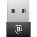 Baseus Exquisite adaptér USB samec/USB-C samice, černá