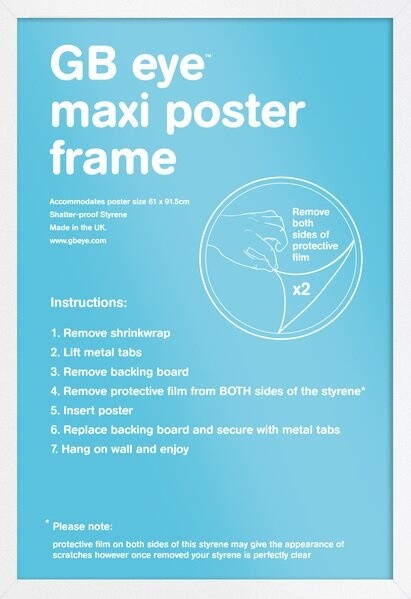 Rám na plakát - Maxi, bílý (61x91.5)_1219219899