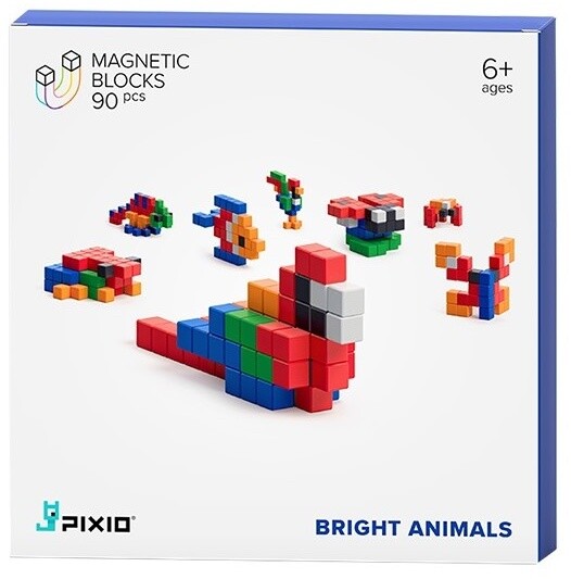 PIXIO Bright Animals magnetická stavebnice_289721165