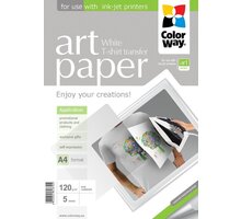 COLORWAY Art Paper 120g/m2, A4, 5 listů, bílá_810579202