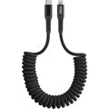 YENKEE kabel YCU 503 BK USB-C - Lightning, MFi, 12W, kroucený, opletený, černá_1865738568