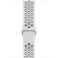 Apple Watch Nike+ Series 4, 44mm, pouzdro ze stříbrného hliníku/černý řemínek_632917241