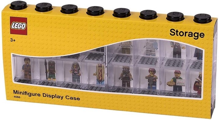 Sběratelská skříňka LEGO na 16 minifigurek, černá_1487755127
