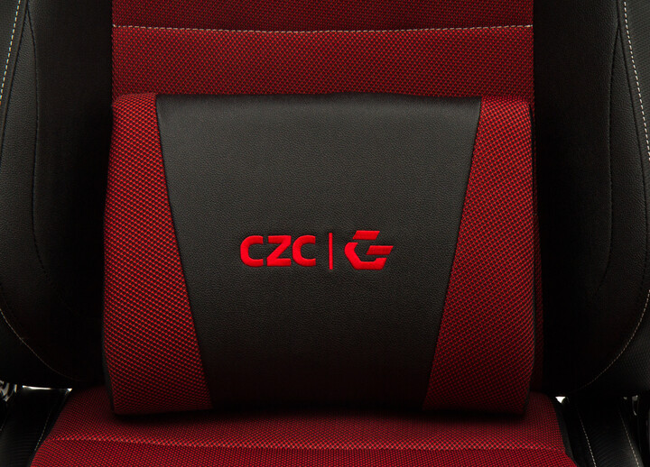 CZC.Gaming Throne, herní židle, černá/červená_638513407